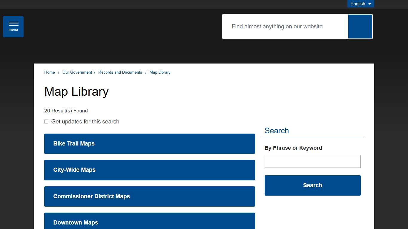 Map Library - City of Orlando